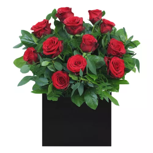 Exquisite Red Roses Arrangement