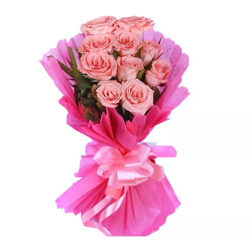 Pretty Pink Roses Bouquet
