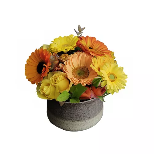Vase Filled With Mini Bouquet