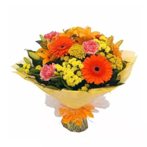 Fresh Orange Flowers Bouquet