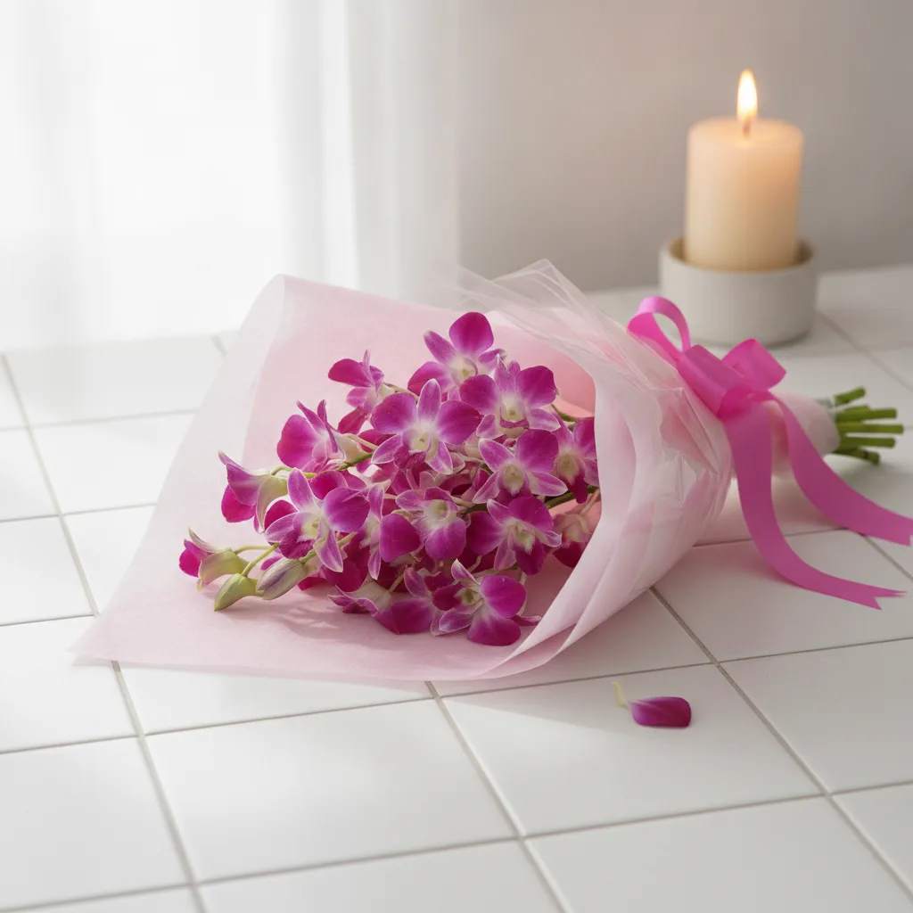Arrangement Of Orchids