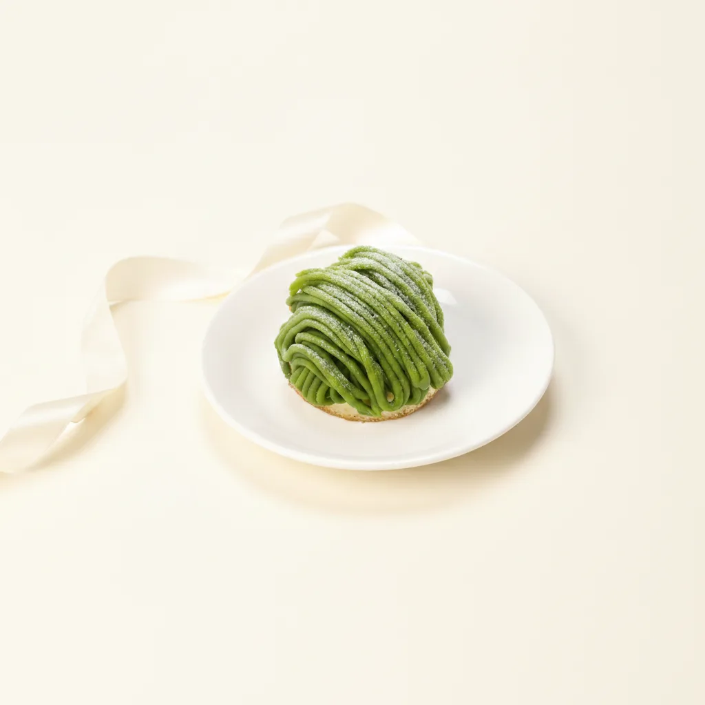 Yame Matcha Flavored Mont Blanc