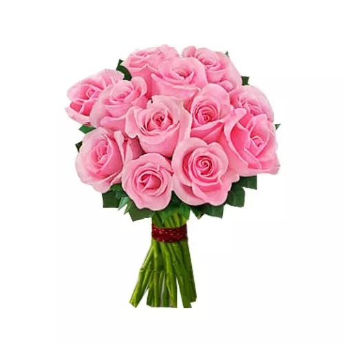 Elegant Bunch Of Pink Roses