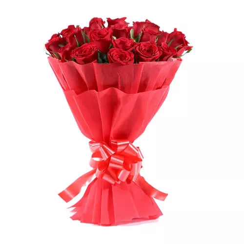 Magnificent Arrangement of Red Roses