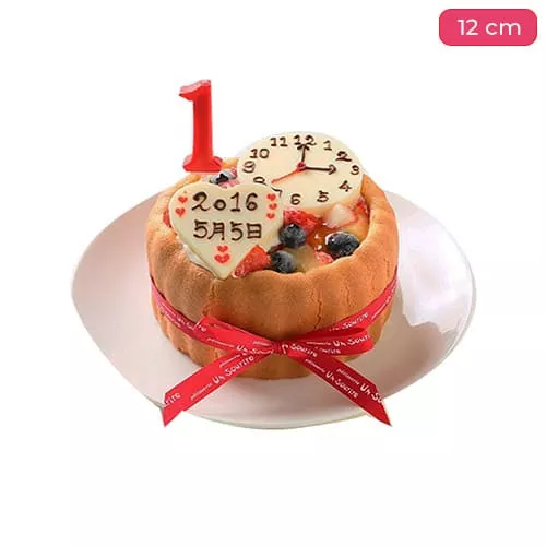 Decorated Cake With Homemade Yogurt
