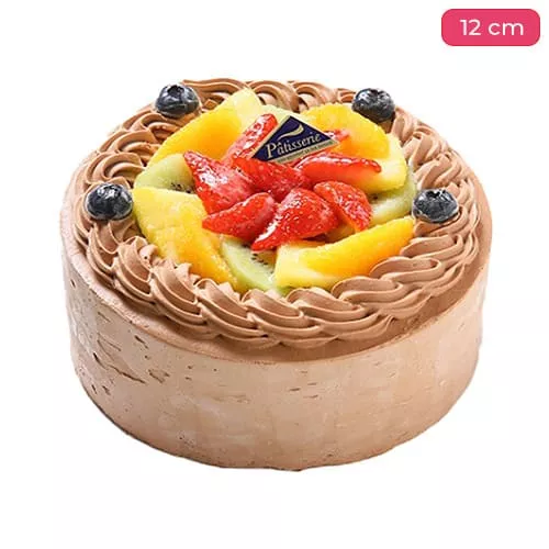 Yummy Chocolate Cake With Fruits