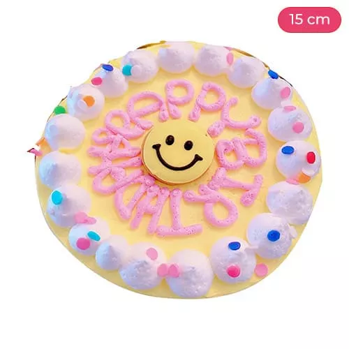 Senil Cake With Nice Decoration