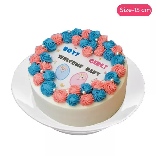 Berry Bliss Welcome Baby Cake