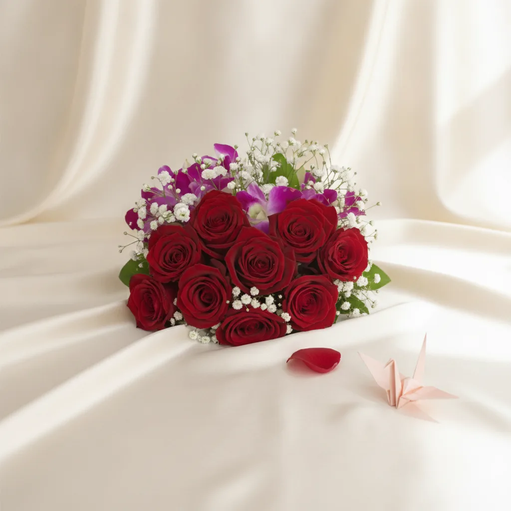 Love's Embrace Rose Arrangement