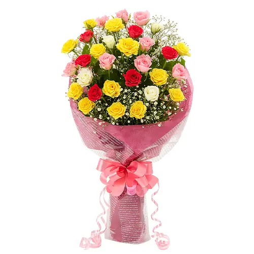 Vibrant Charm Spray Rose Bouquet