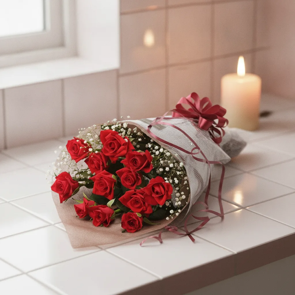 Spectacular 12 Red Roses