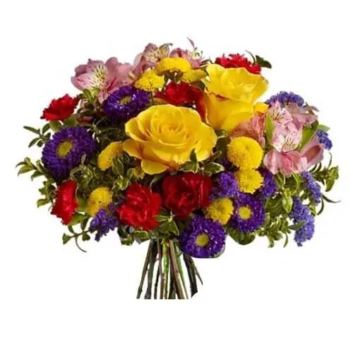Beautiful Bouquet Of Seasonal Flowers