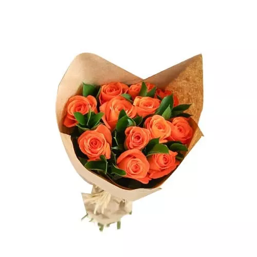 Sparkling Orange Roses