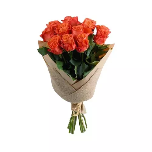 Sparkling & Beautiful Orange Roses